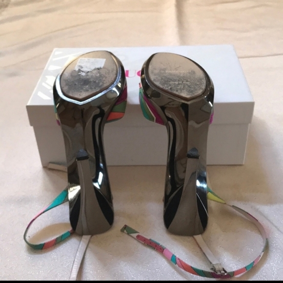 Emilio Pucci Multicolored Pumps with Crystals - Picture 5 of 7